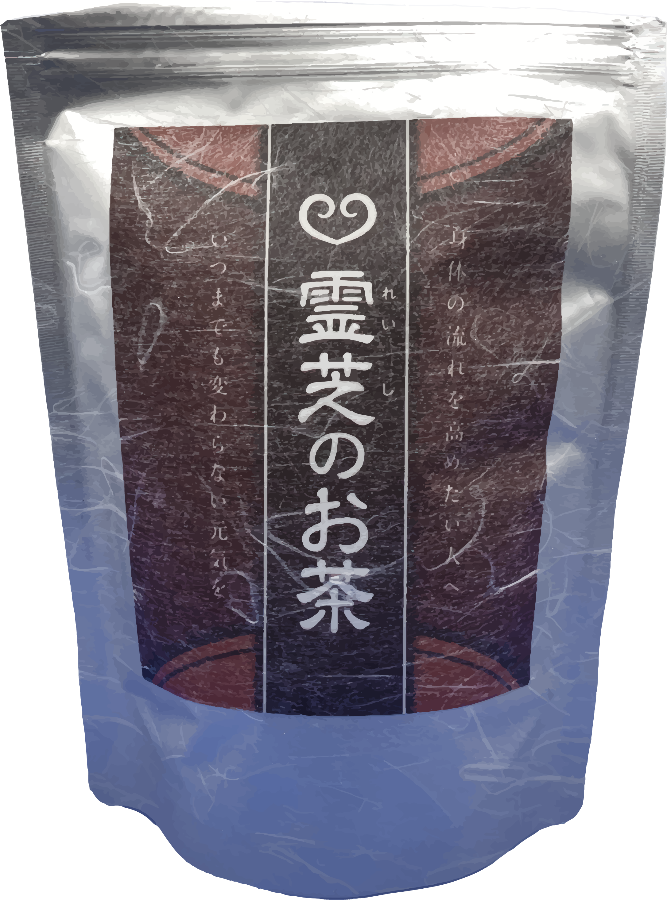 霊芝のお茶のパッケージ